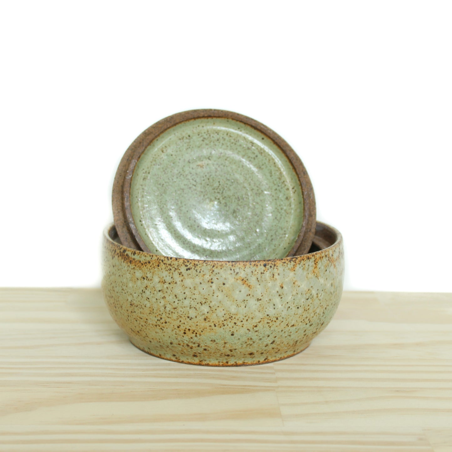 Soft Green Low Jar