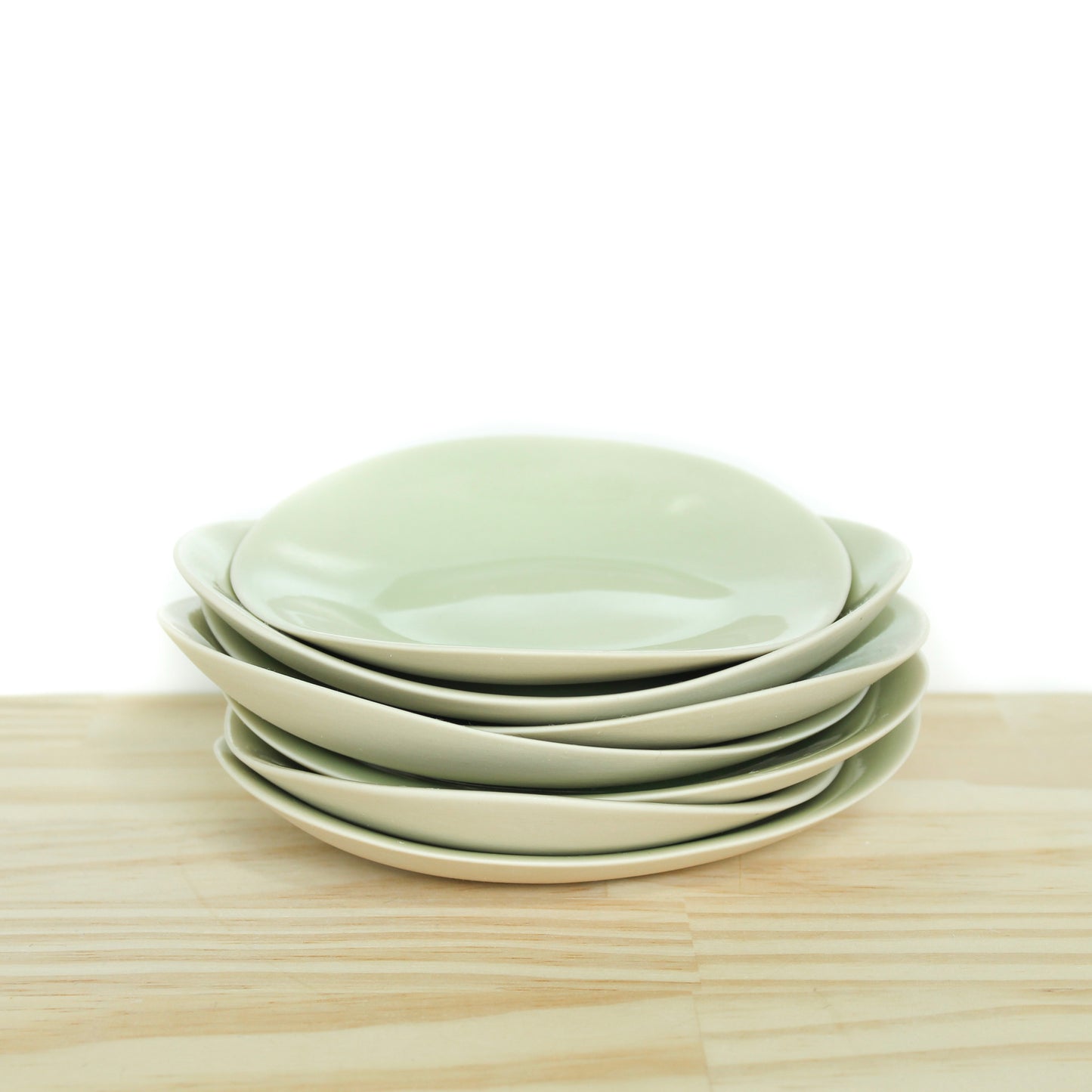 Appetizer plate in Honeydew
