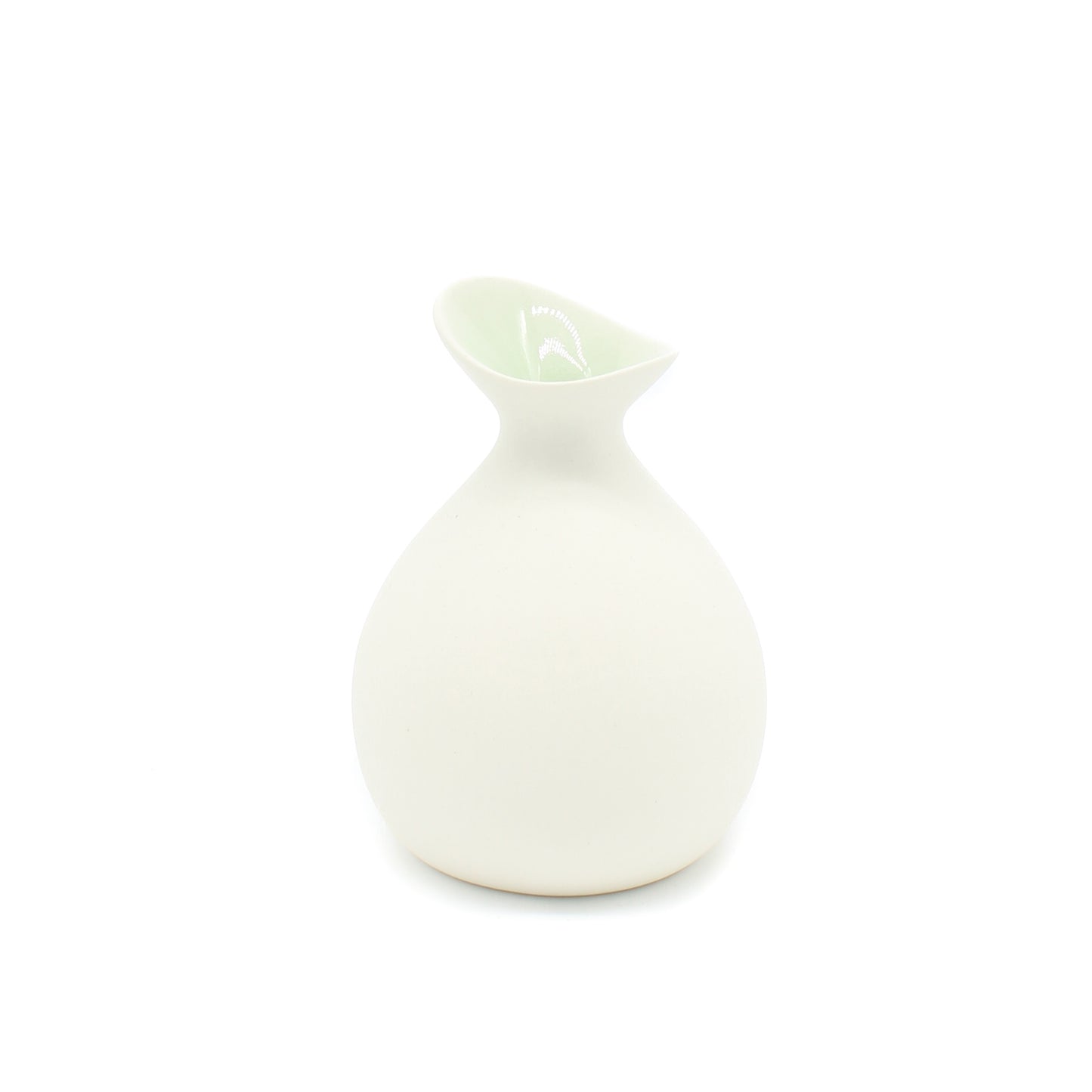 Bud Vase in Honeydew