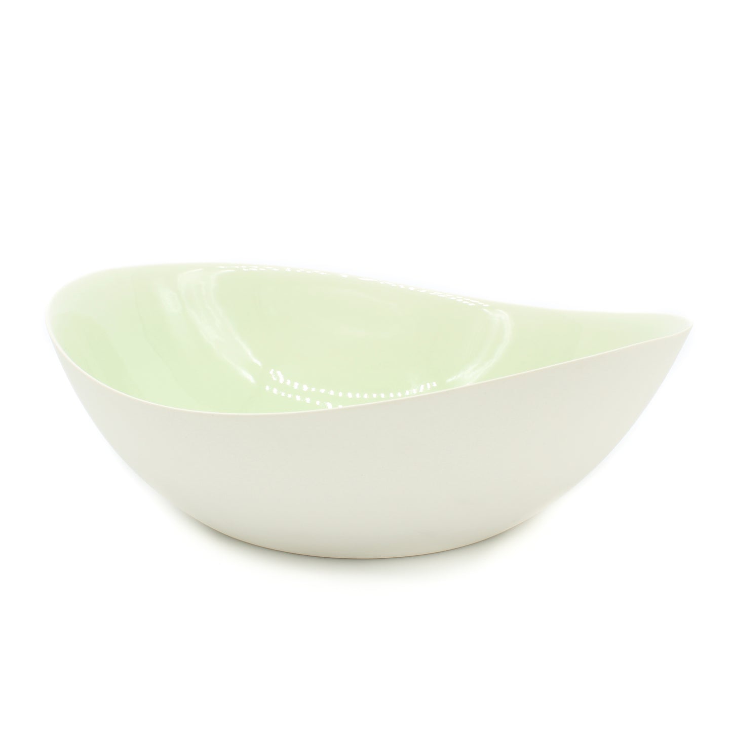 Large Low Bowl in Honeydew