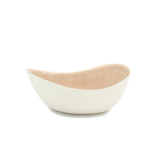 Oval Serving Dish in Taupe